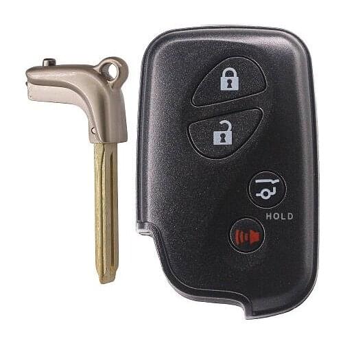 KEYECU for Lexus RX350 GX460 Remote Car Key Shell Case With MPV Trunk Button HYQ14AAB