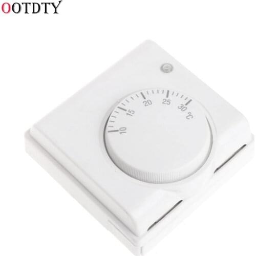 OOTDTY Room Floor Temperature Controller Mechanical Central Heating Thermostat 220V AC
