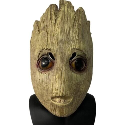 Tree People Costume Latex Mask Scary Halloween Horror Fancy Dress Party Costume Accessories