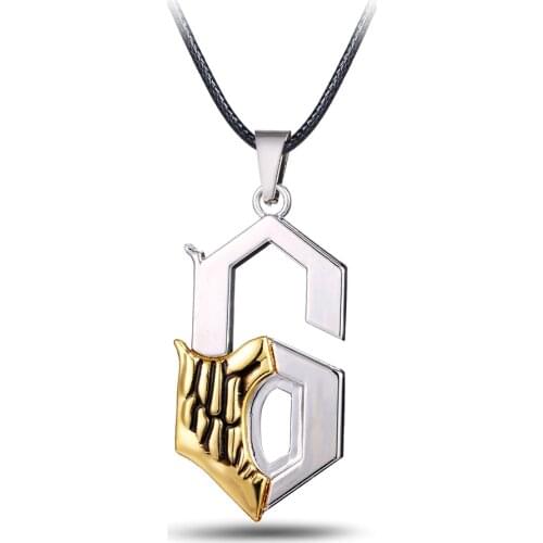 Hot Anime Bleach Metal Necklace Grimmjow Jeagerjaques Pendant Cosplay Accessories Jewelry can Drop-shipping