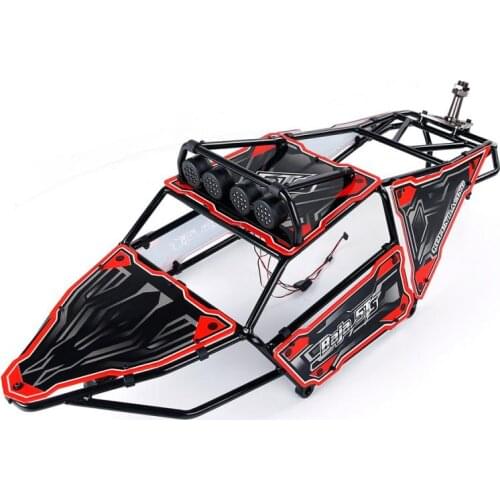 Metal rollCage Set with LDE Spotlight for ROFUN ROVAN HPI BAJA 5B 5T 5SC