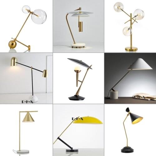 Desk Lamp Originality Northern Europe Concise Light Luxurious Personality A Living Room Study Bedroom Bedside Marble Desk Lamp