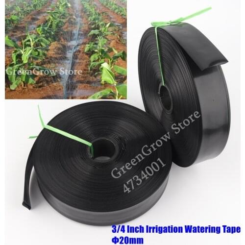 200m/roll 3/4" Φ20mm Drip Spray Tape Agriculture Irrigation Hose Farm Irrigation System Water Tape Garden Lawn Watering Tube
