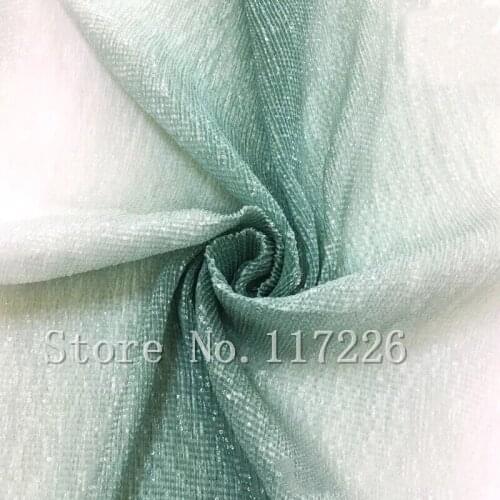 Unique Pleated sequins African Tulle embroidered Lace Fabric with sequins JRB-191210 African net Lace Fabric