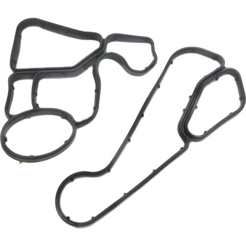 Cooler housing gasket for 1142753293 11427525335 engine oil filter seal assembly 11428637820 114286378