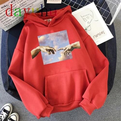 Michelangelo Hoodie Harajuku Funny Hoodies Women Ullzang Cute Korean Style Autumn Winter Kawaii Sweatshirt 90s Hoody Female Girl