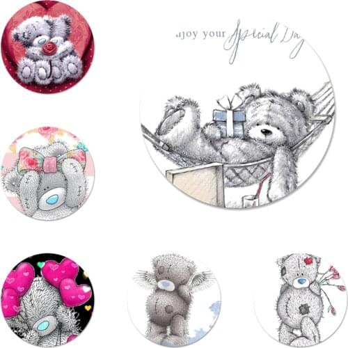 58mm Me To You Bear Icons Pins Badge Decoration Brooches Metal Badges For Backpack Decoration