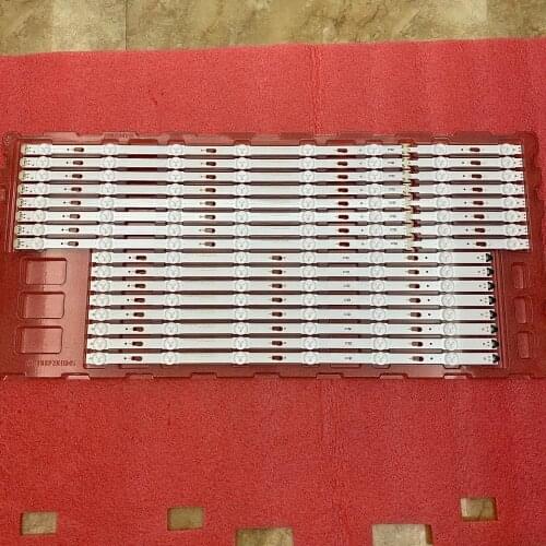 16pcs LED Backlight strip for Samsung UE65JU6100 UE65MU6105 UE65KU6179 UE65JU6400 UE65JU6500 UE65KU6020 UN65KU6300 UN65KU630DF