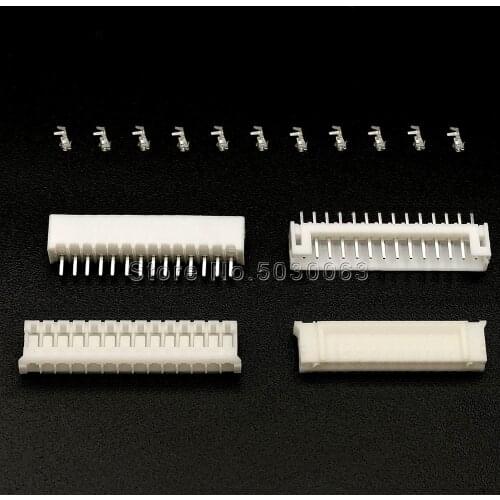 320pcs=20Sets PH2.0 2.0mm Pitch 14p 14pin Male female Terminal Kit/Housing/Pin Header Straight JST Wire Connectors Adaptor Kits