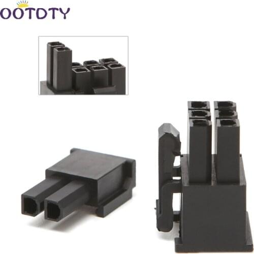 4.2mm 6+2 Pin Male Power Connector Plastic Shell For PC Graphics Card PCI-E 30Pcs/Set-ThZ