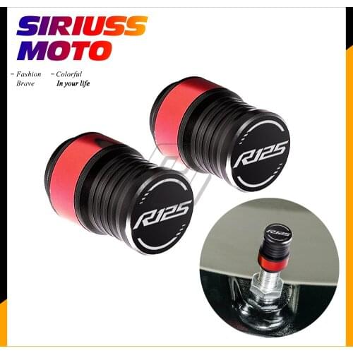 Motorcycle Accessories Valve Stem Cap Set Case for Yamaha YZF-R125 R125 CNC Aluminum