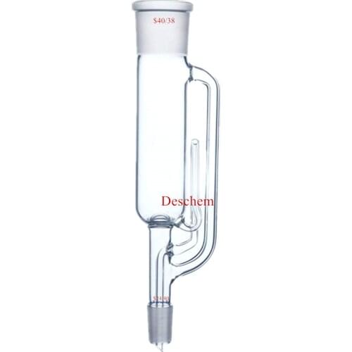 Deschem 250ml Glass Soxhlet Extractor Body Top 40/38 Socke Bottom 24/40 Cone