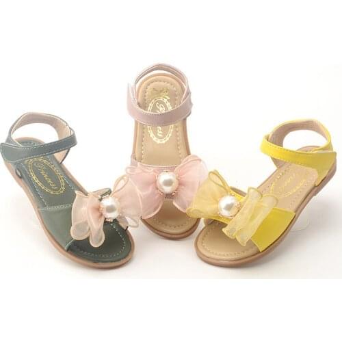 Children Shoes Girl Baby Princess Shoes Girl Pearl Single Shoes Spring New Non-Slip Soft Soles Wear Resistant Small Baby Sequine