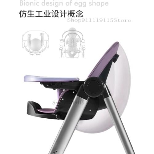 Baby Dining Chair Child Chair Multifunctional Folding Portable Bionic Dining Chair Baby Dining Table Chair