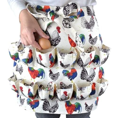 Hot Eggs Collecting Holding Apron Suitable for Chicken, Duck, Goose Egg, Farmhouse, Kitchen, Household Work Clothes, Adult