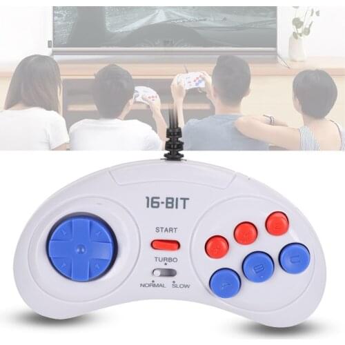 Game Controller 16Bit 9-Pin Game Controller Mini Handheld Game Console Ergonomic Gaming Controllers For Sega Dropshipping New