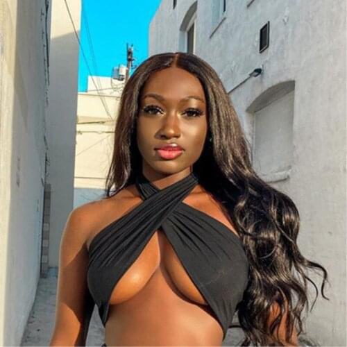 Summer Black New Halter Sexy Strapless Wrap Crop Tops Women Fashion Ruched Tube Top Cropped Underwear 2021 Tanks Top Streetwear