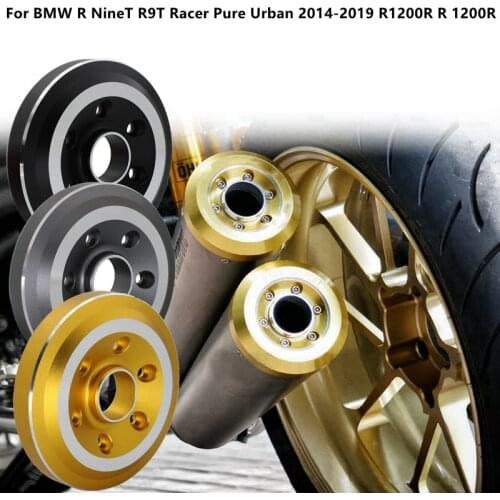 Motorcycle Exhaust Tip Tail Cover Muffler End Cap Protector For BMW R NineT Nine T R9T Racer Pure Urban 2014-2019 R1200R R 1200R