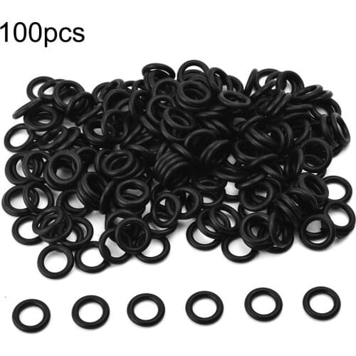 New Arrival 100 Pcs RubberTattoo Silicone O Rings Rubber Tattoo Bands Accessories