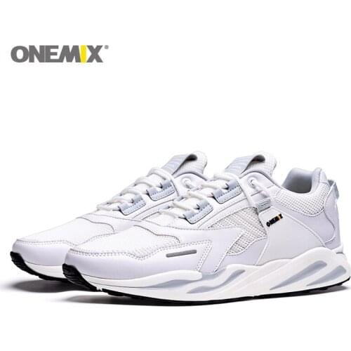 ONEMIX New Running Shoes For Men Outdoor Training Casual Walking Sports Shoes Man Light Increase Slip Wearable Casual Sneakers