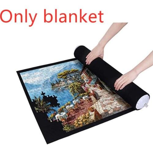 Puzzles Pad Jigsaw Roll Felt Mat Playmat Puzzles Blanket For Up To 1500 Pcs Puzzle Accessories New Portable Travel Storage Bag