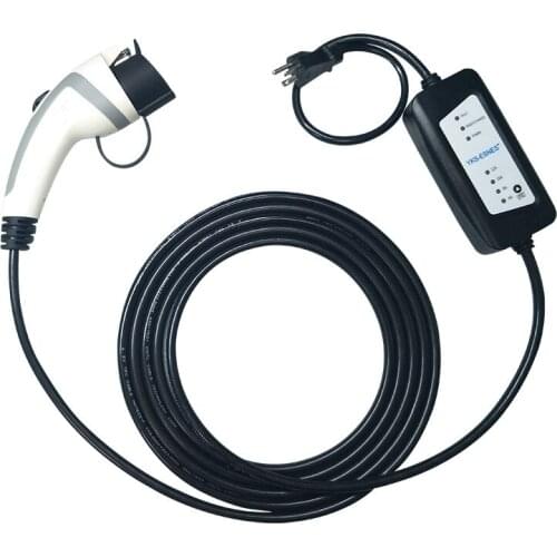 SAE J1772 EV Charger 5M 16A Portable Adjustable Controlle Electric Car Charging Stations