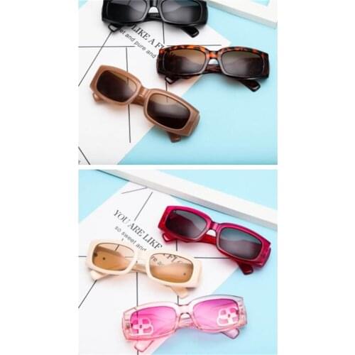 New 2021 large frame wide leg letter sunglasses women Casual sunglasses UV400 for men and women Low price wholesale
