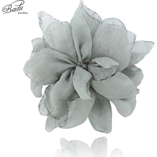 Badu Bohemian Flower Pink Brooch Women Fashion Jewelry for Spring Summer Holiday Brooch Fairy Jewellery Wholesale