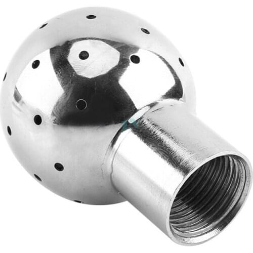 1-1/4" DN32 304 Stainless Steel Sanitary Weld 360 Degrees Fix Spray Ball Tank Cleaning Ball