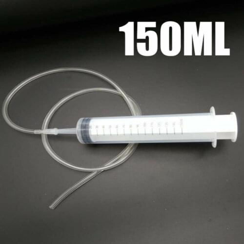 1 set 150ml enema syringe A large plastic syringe with a 70cm transparent tube for nutrition measurementEasy to use