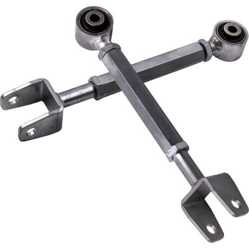 1Pair Suspension Rear Adjustable Camber Control Arms Kit for Dodge Journey 2009 & 2010 for Chrysler Sebring 2007-2010 Silver