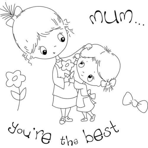 10*8 You are the best rubber stamp Transparent Clear Stamps Silicone Seals for DIY scrapbooking photo album Card Making