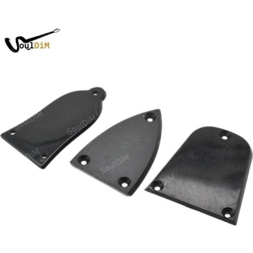 10pcs High Quality PVC Guitar Truss Rod Cover 3 Mounting Hole for Professional Electric Bass Guitarra Parts Accessory Black