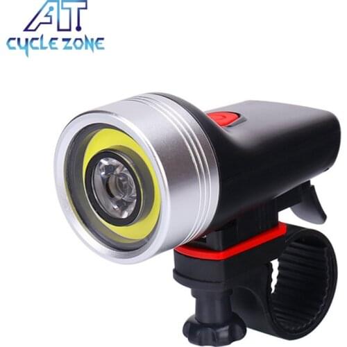 2 COB XPE Beads Bike Light Torch LED Lantern 500 Lumens Bike Lamp Front for Cycling USB Rechargeable Light Bicycle Accessories