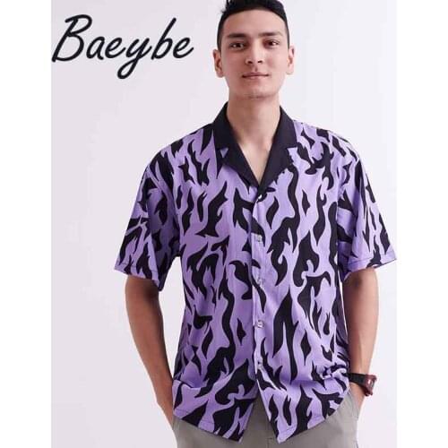 Man Hawaiian Shirts Woman Blue Casual Blouses Button Up Shirt Unisex Couple Home Wear Male&Female Plus Size Clothes