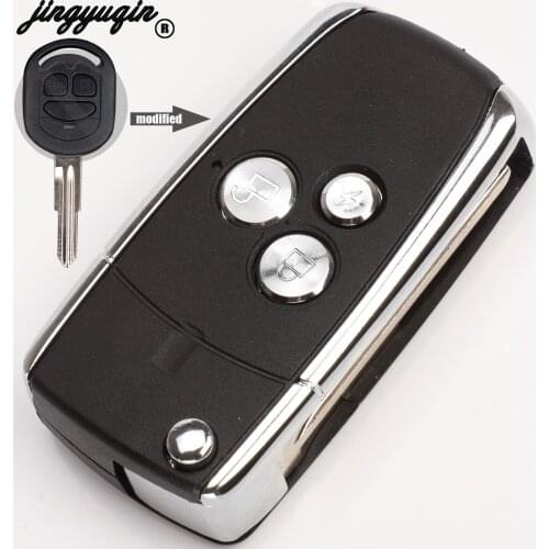 Jingyuqin 4B Replacement Modified Flip Folding Remote Key Shell Case For Buick Excelle HRV Fob Key Cover