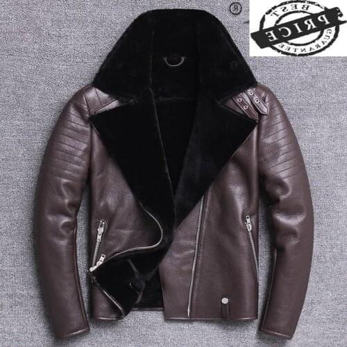 Korean 2021 New Style Winter Real Fur Coats Sheepskin Jacket Mens Shearling Coat Men Clothing Chaqueta De Los Hombres 62