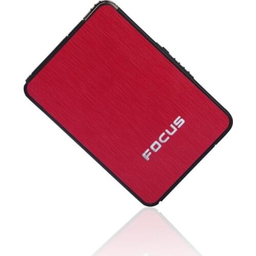 Ultra thin metal cigarette case Holder Automatic Storage Box butane gas lighter.Multifunction ladies Case hold 5 cigarettes