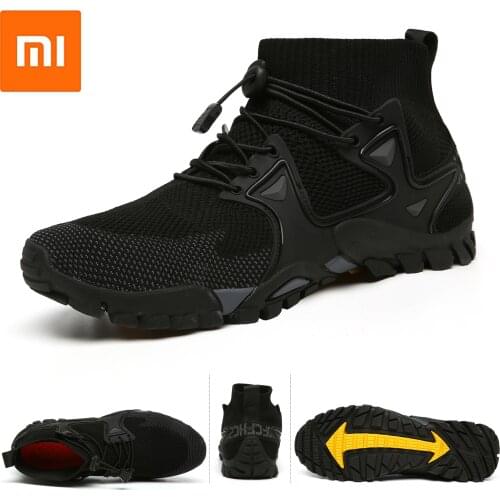 Xiaomi Mijia Hiking Shoes Mesh Breathable Mens Sneakers Outdoor Trail Trekking Mountain Climbing Sports Shoes For Male Summer