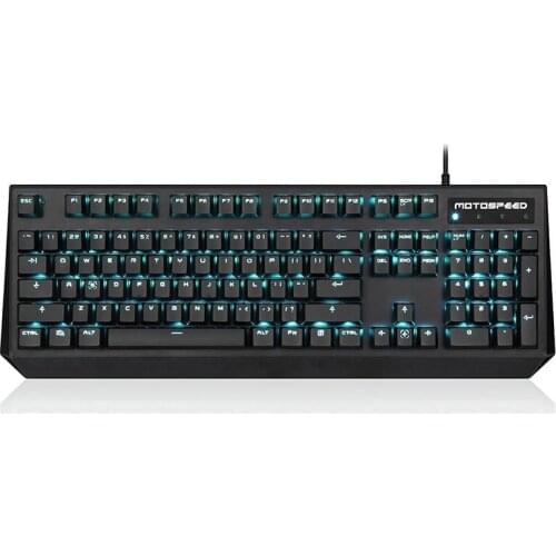 Motospeed K95 104 Key Outemu Switch Ice Blue Backlit Mechanical Gaming Keyboard