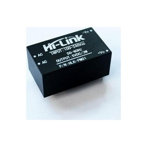1 pcs HLK-PM01 AC-DC 220V to 5V mini power module, power module intelligent house switch