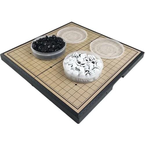 New Acrylic Go Game Christmas Present Foldable Board Birthday For Chess Game Box Travel Portable Chess Magnetic Entertainment