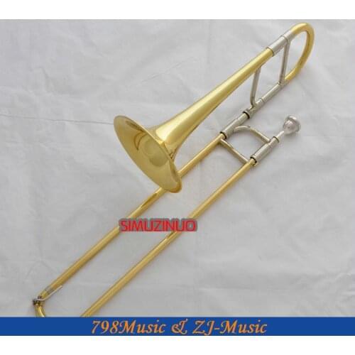 Gold Lacquer Alto Trombone Eb horn Brand New With Case