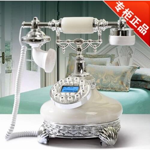 Good Xinyi genuine phone home fashion retro antique pure European telephone 8906 Decoration home art fitted Redial vintage phone