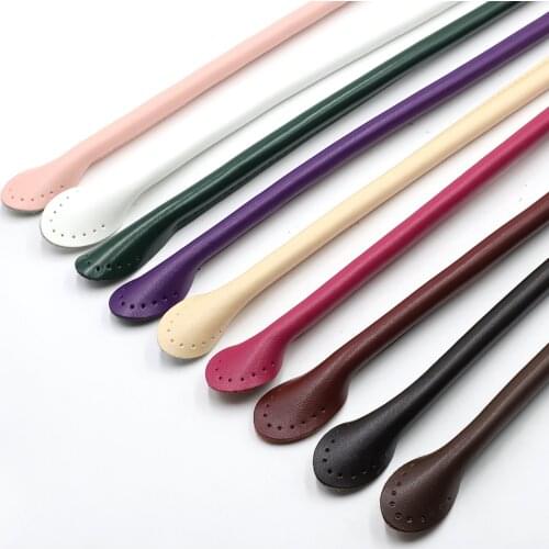 50CM Bag Strap Genuine Leather Shoulder Belt Bag Handle Replacement for Handbag DIY Accessories