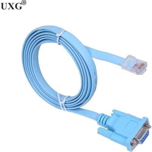 1.5M Female Network Adapter Cable For Cisco Console RJ45 To Rs232 DB9 COM Serial Port