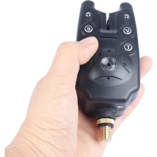 Goture Fishing Bite Alarm Alert Standard Night Digital Carp Fishing Electronic Fish Strike Rod Tip Light Indicator Bell Tool