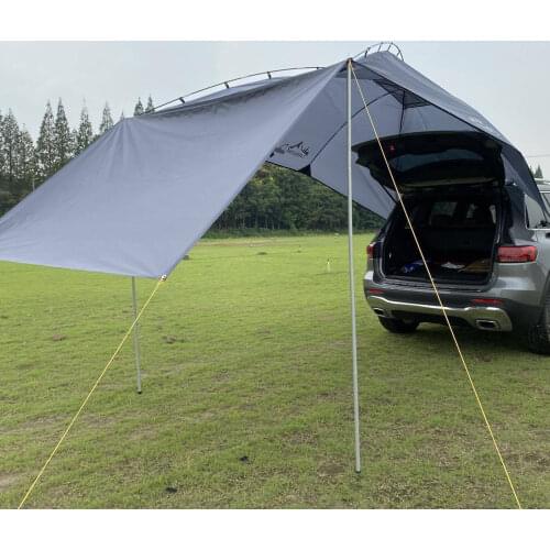 Outdoor Waterproof Tent Awning Durable Car SUV Sedan Camping Anti-UV Tent For Self-driving Camping Traveling Sun Shade Dropship