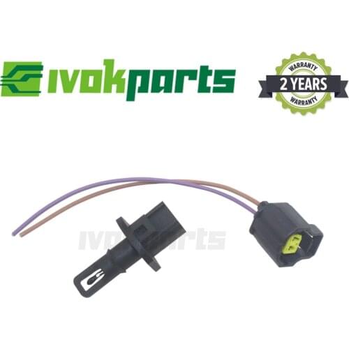 Intake Air Charge Temperature Sensor With Electrical Harness 2 Pin Connector Plug For FORD SCORPIO GALAXY MAZDA JAGUAR S-TYPE