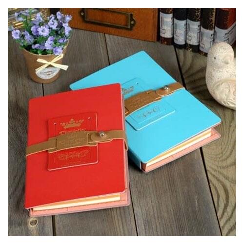 1pcs/lot Vintage Crown&Memory Series Kraft notebook Travel Diary agenda gift prize office school supplies